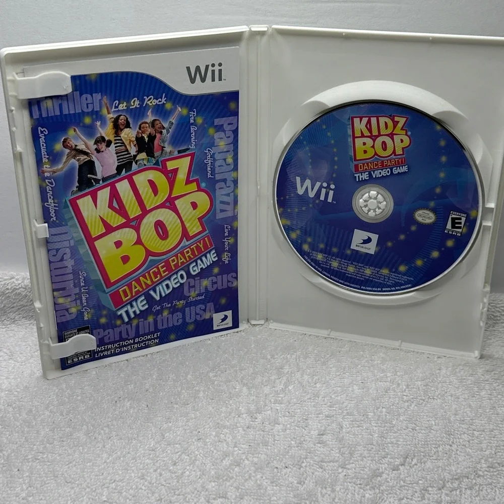 Nintendo Wii Game Lot: Carnival Games, Disney All Star, Kidz Bop, Deal No Deal